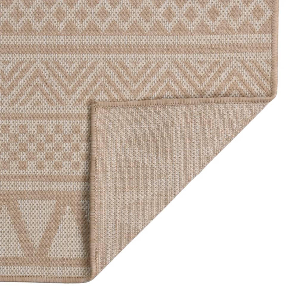Maison Exclusive - Outdoor-teppich Flachgewebe 160x230 Cm Braun G
