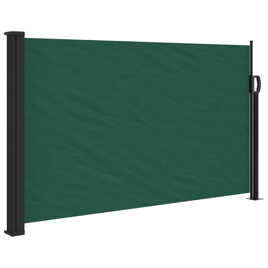 Maison Exclusive - Seitenmarkise Ausziehbar Dunkelgrün 120x500 Cm