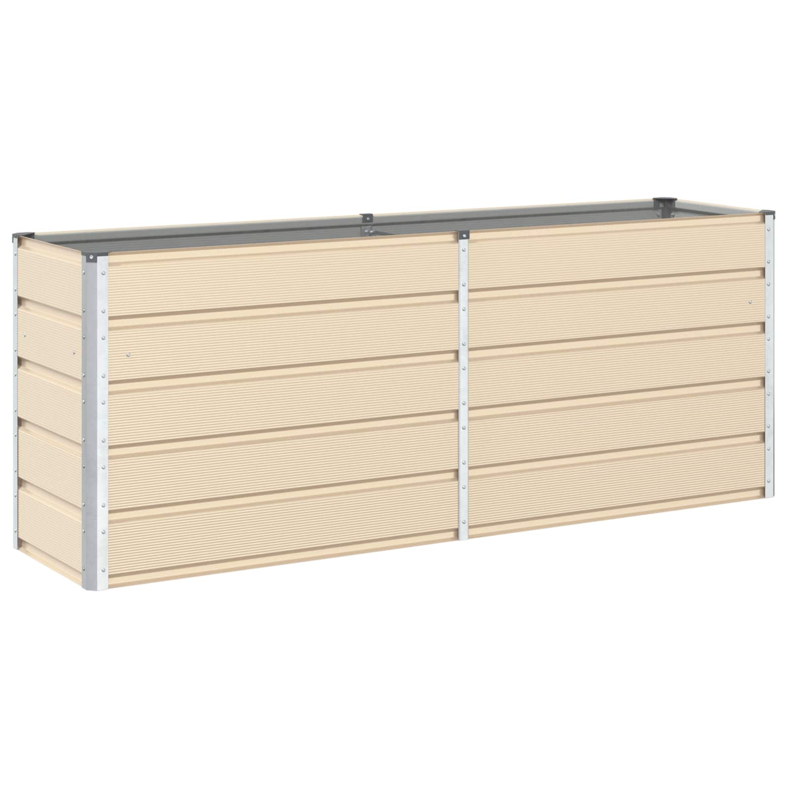 Maison Exclusive - Pflanzkübel Elfenbein 195 X 50 X 75 Cm Verzink
