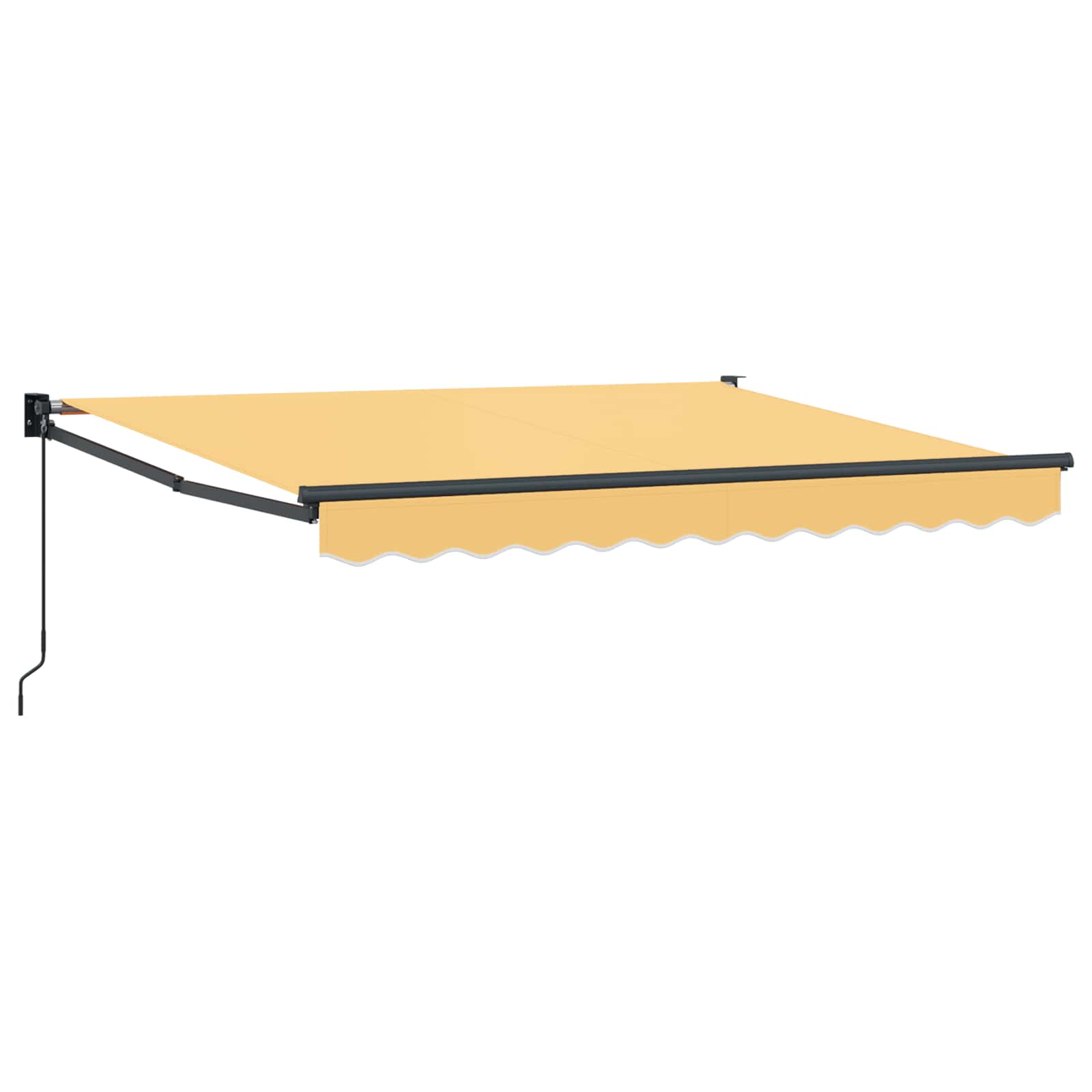 Maison Exclusive - Ausziehbare Markise Sand 4,5 × 3 M 100% Polyes