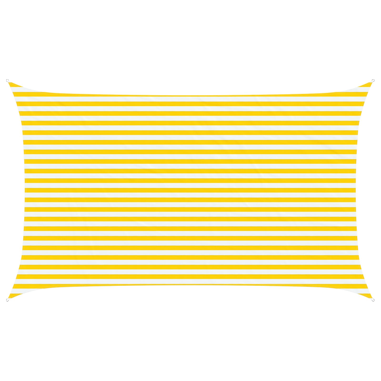 Maison Exclusive - Sonnensegel Gelb Und Weiß 5 X 3 M 100 % Polyes