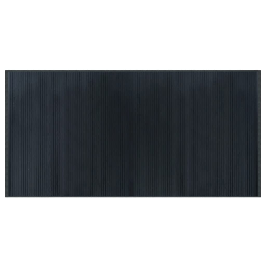 Maison Exclusive - Teppich Rechteckig Grau 100x200 Cm Bambus