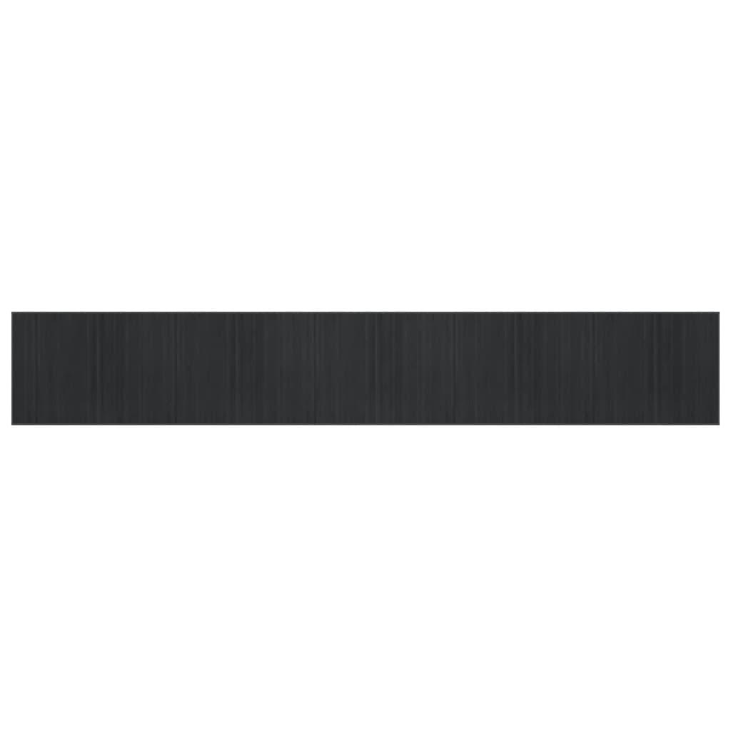 Maison Exclusive - Teppich Rechteckig Grau 80x1000 Cm Bambus