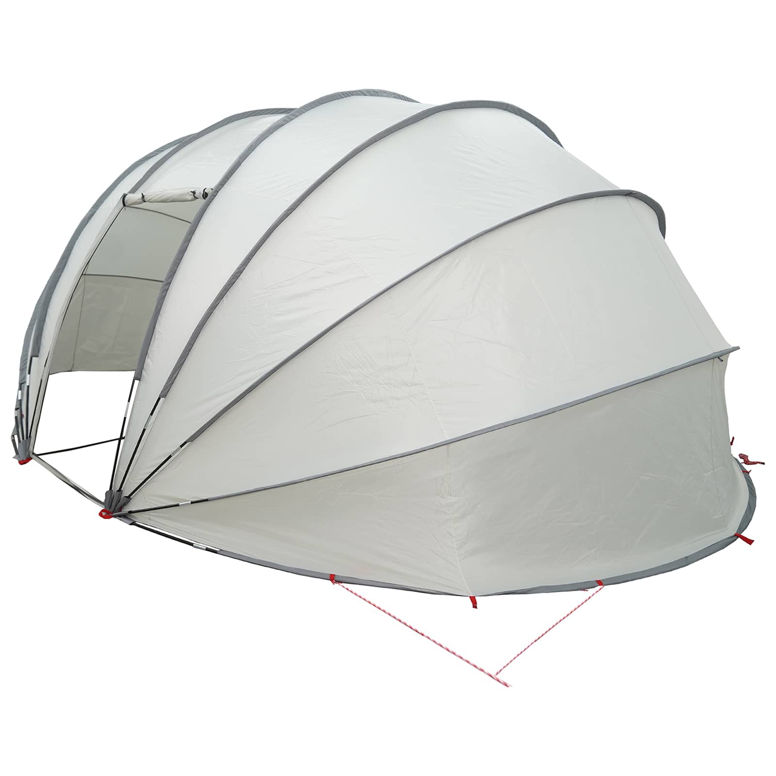 Maison Exclusive - Poolzelt Kuppel 538 X 440 X 204 Cm Grau