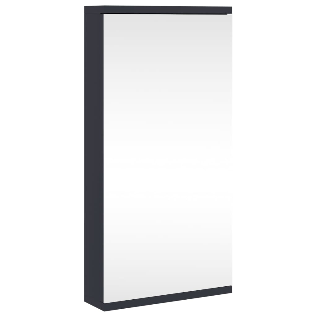 Maison Exclusive - Eck-spiegelschrank Grau 30x24x60 Cm