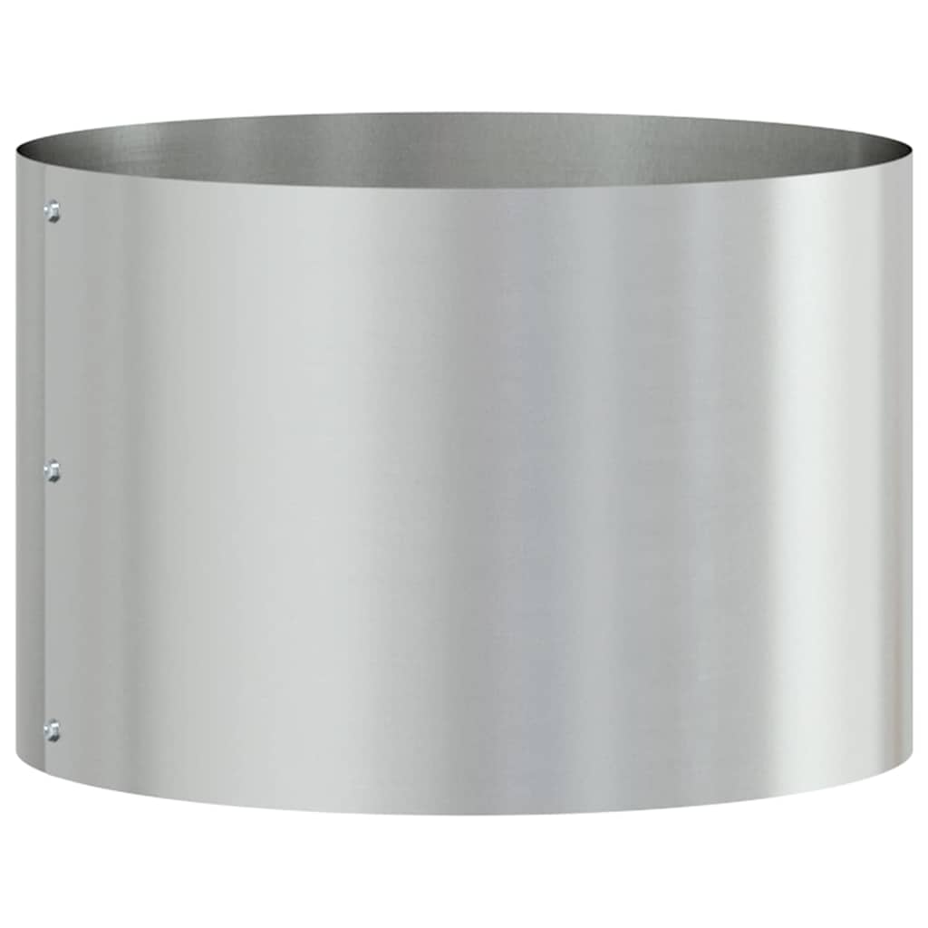 Maison Exclusive - Pflanzenring Silber 30 X 30 X 20 Cm Verzinkter
