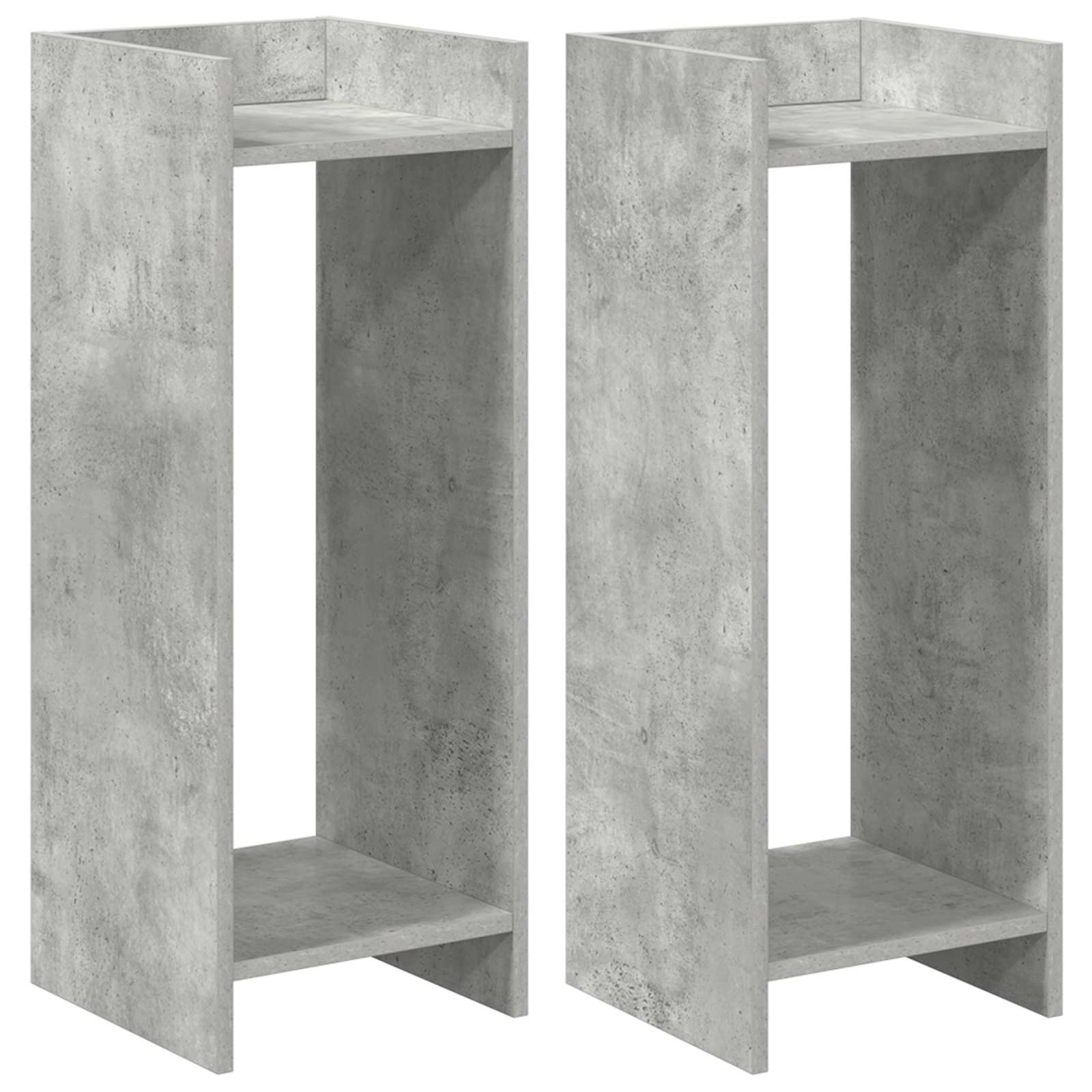Maison Exclusive - Pflanzenständer 2 Stk. Betongrau 30 X 30 X 80