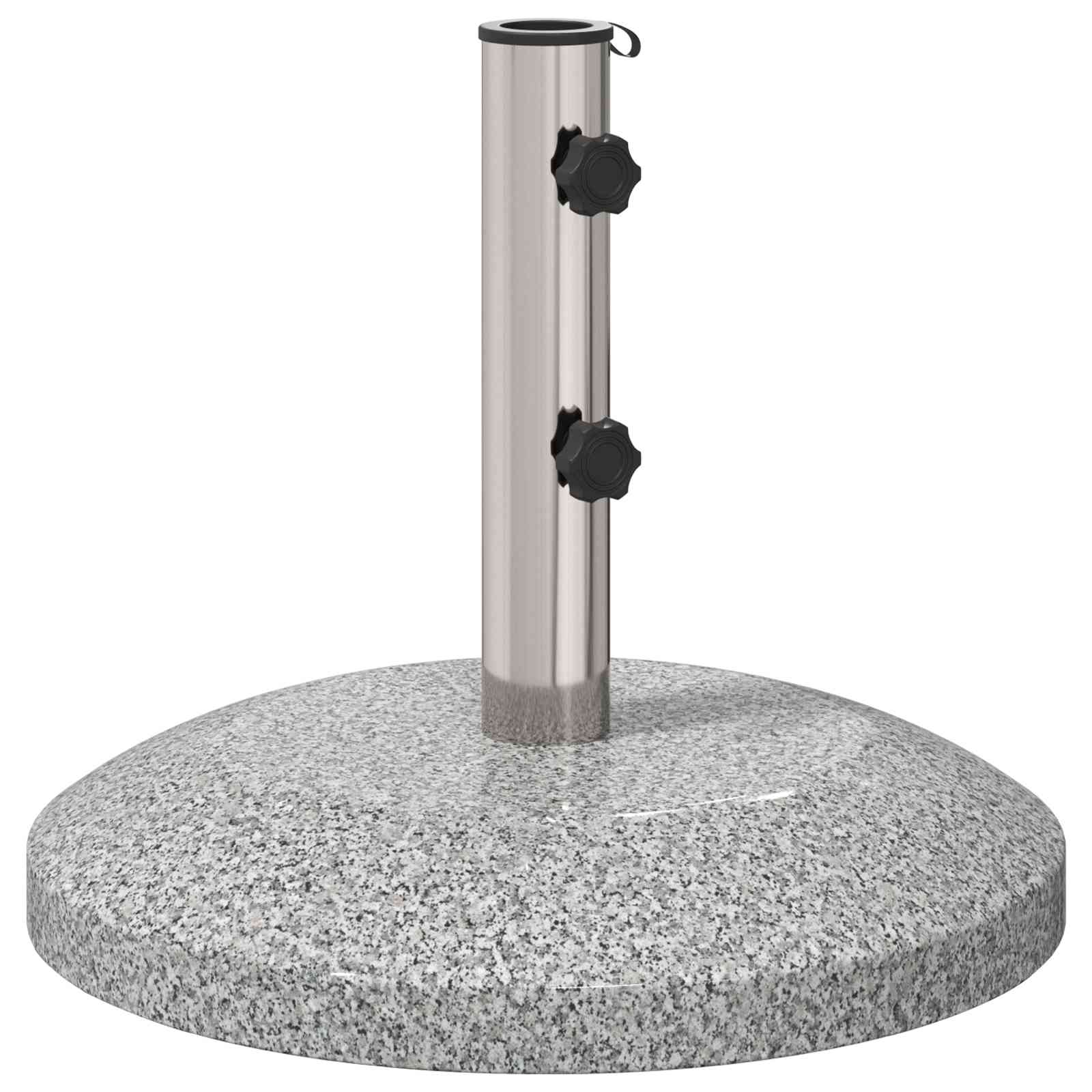 Maison Exclusive - Parasolbasis Für 40-50 Mm Pole 26.45 Kg Grau F