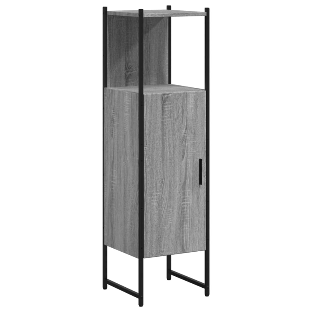 Maison Exclusive - Badschrank Grau Sonoma 33x33x120,5 Cm Holzwerk