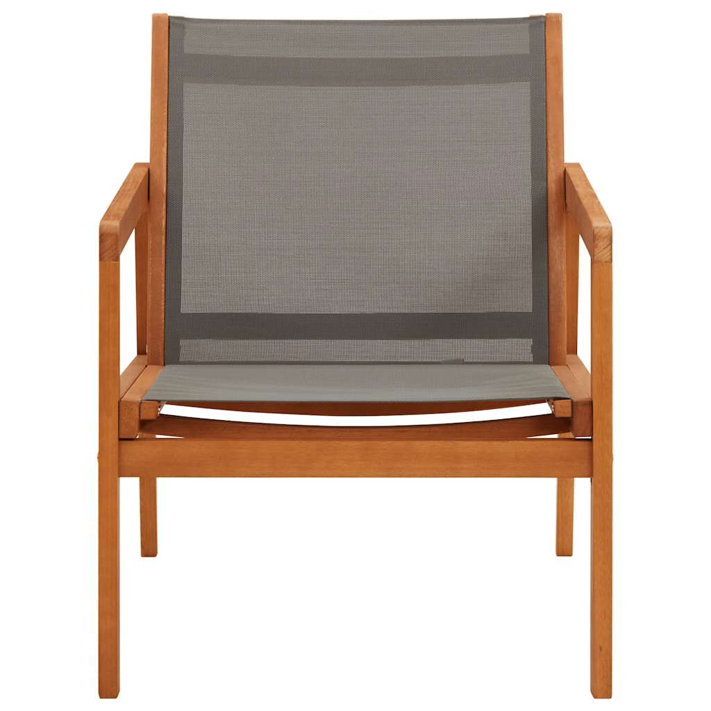 Maison Exclusive - Garten-loungestuhl Grau Massivholz Eukalyptus
