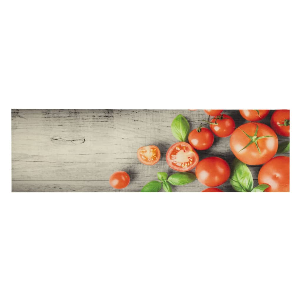 Maison Exclusive - Küchenteppich Waschbar Tomaten 45x150 Cm Samt