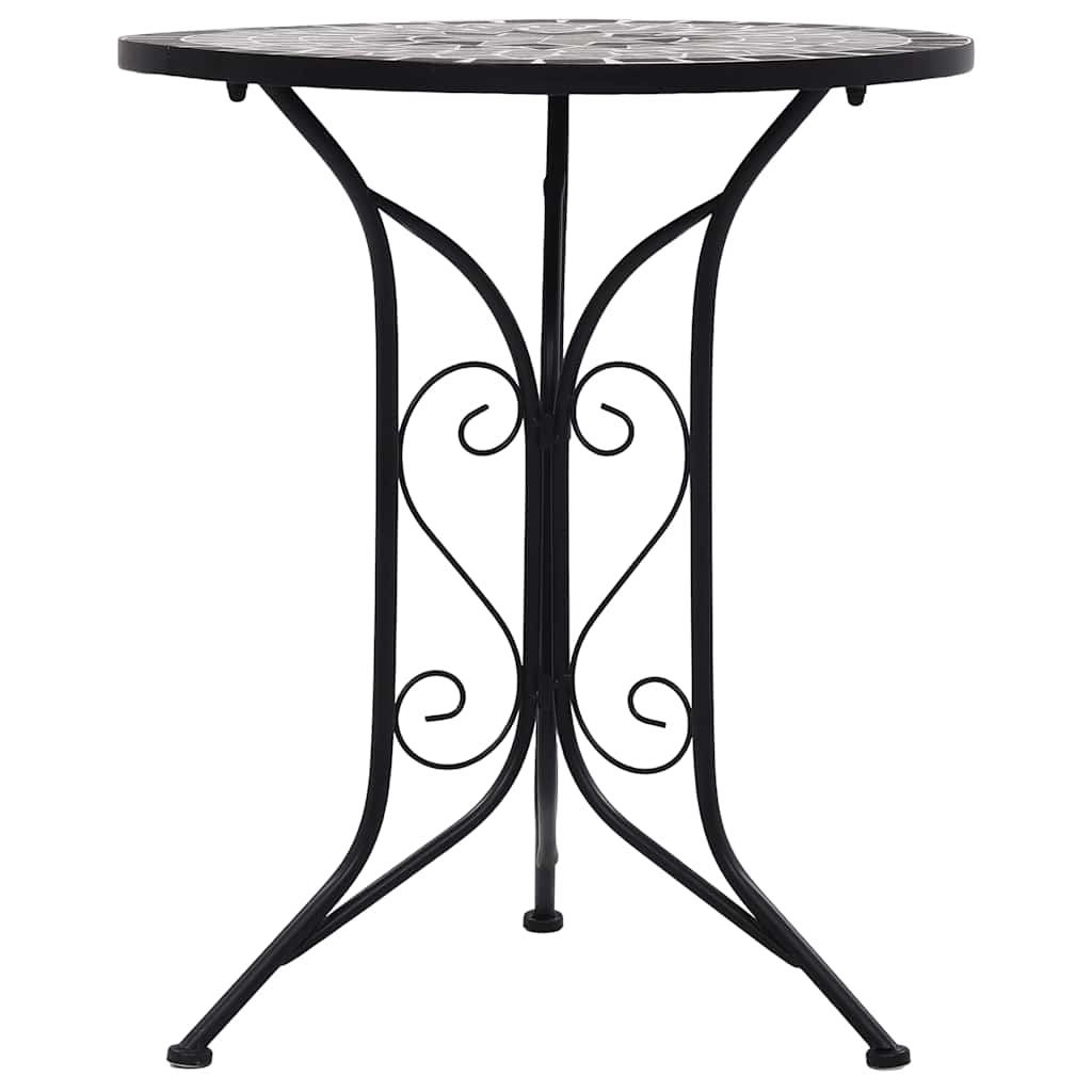 Maison Exclusive - Mosaik-bistrotisch Grau 60 Cm Keramik
