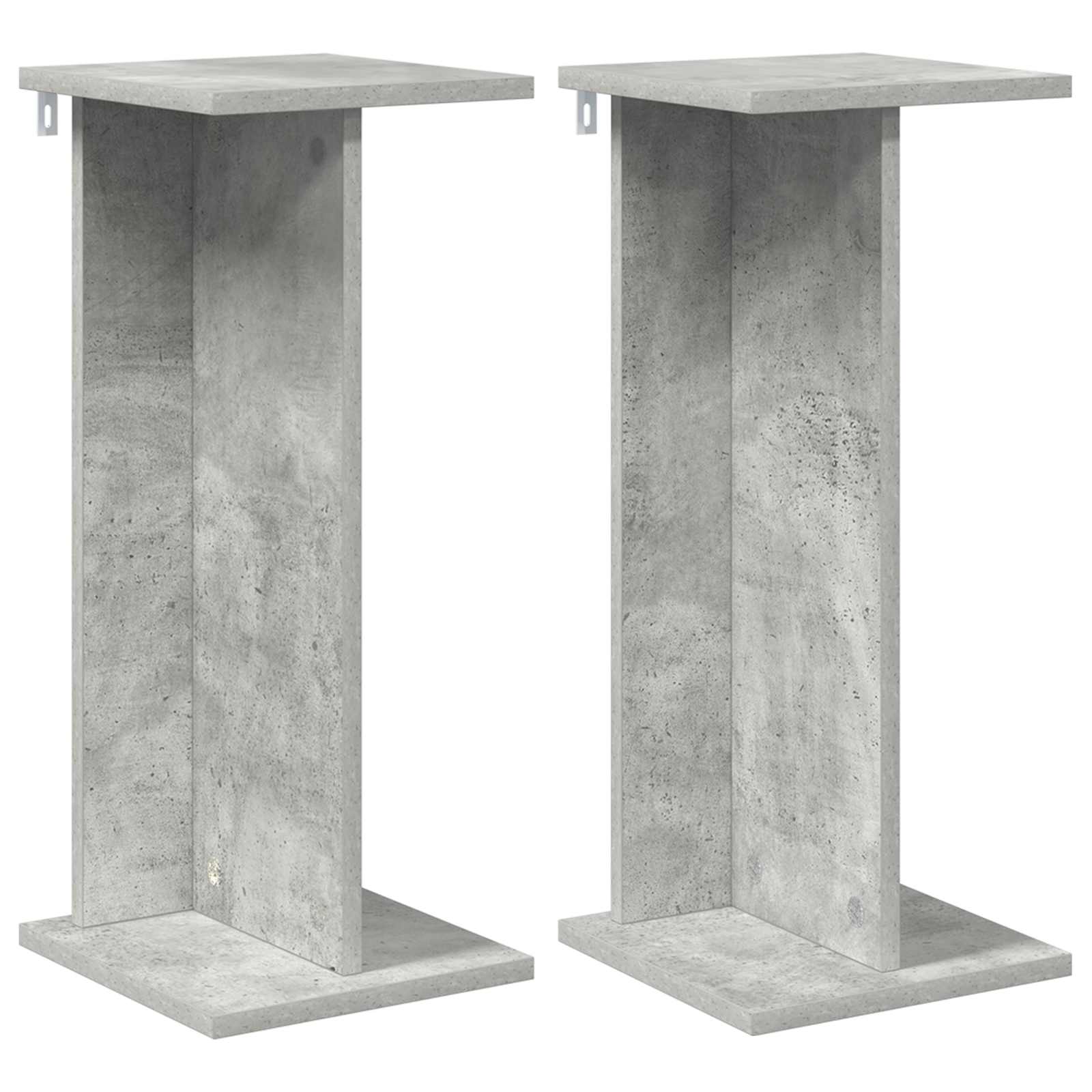 Maison Exclusive - Pflanzenständer 2 Stk. Betongrau 25 X 25,5 X 6