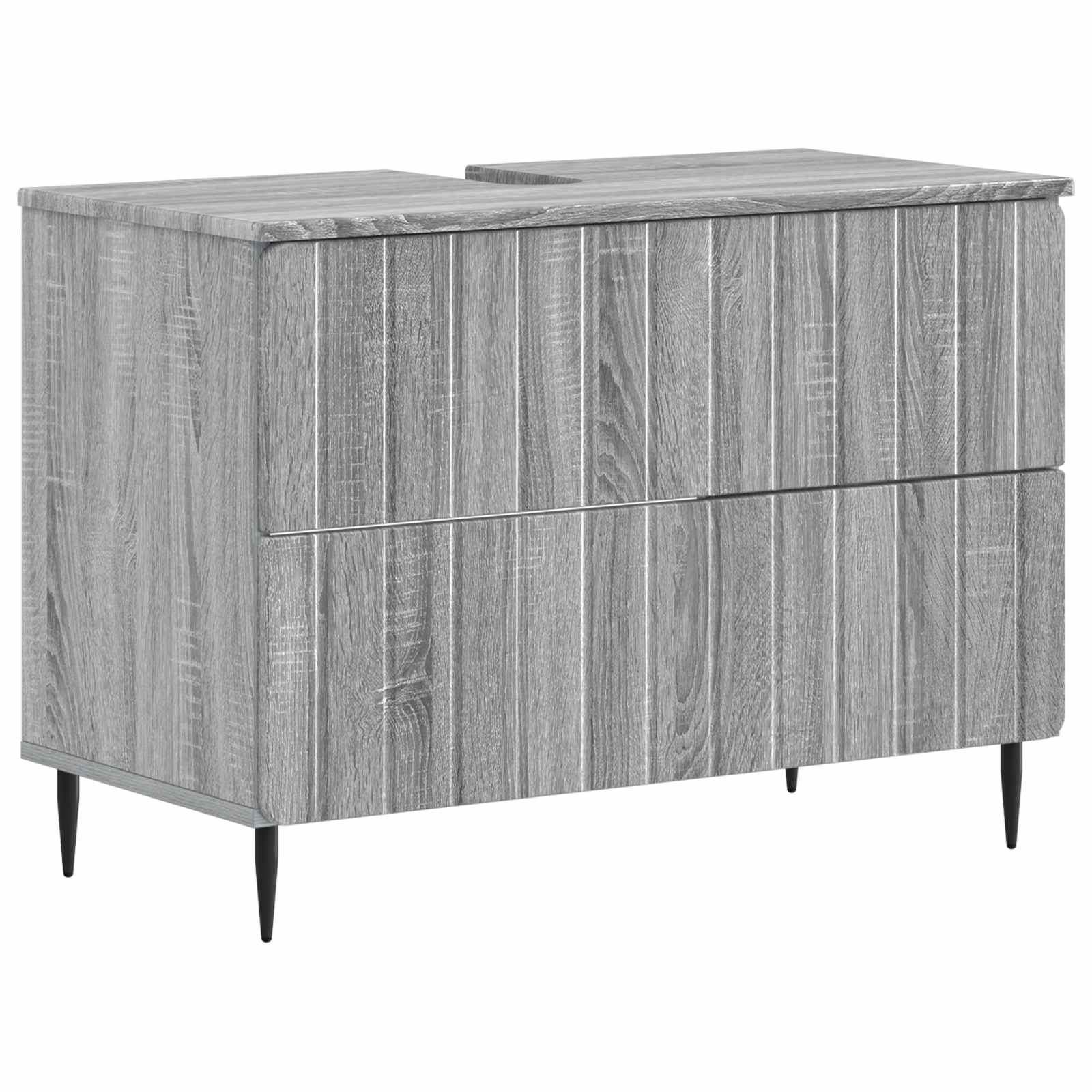 Maison Exclusive - Waschbeckenschrank Zwolle Sonoma-grau 82 X 41