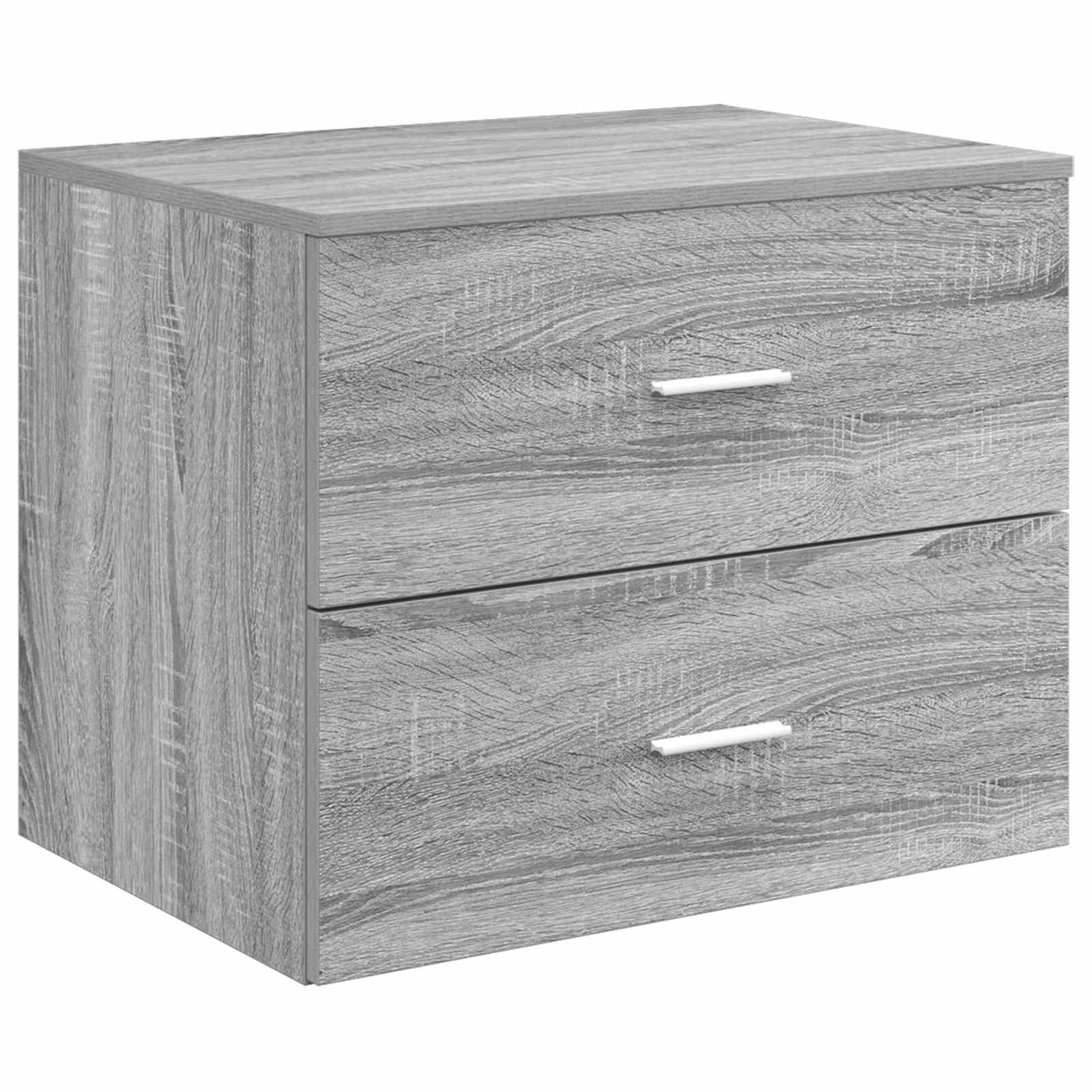 Maison Exclusive - Wandaufbewahrung Badezimmer Sonoma-grau 62,5 X