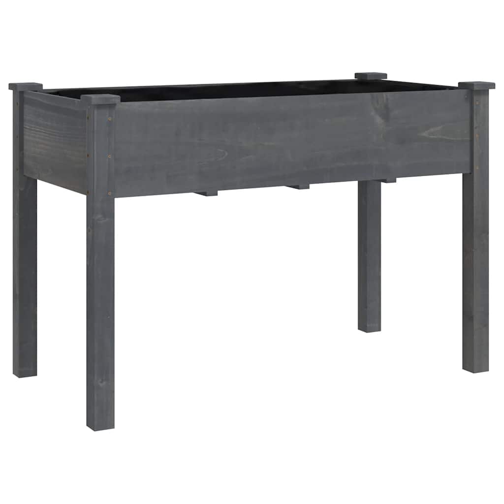 Maison Exclusive - Pflanzkübel Mit Einsatz Grau 118x59x76 Cm Mass