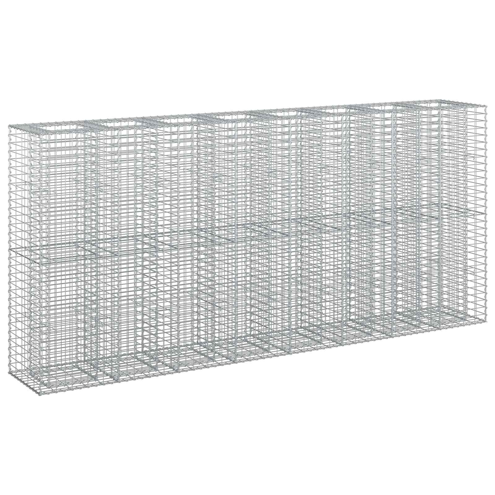 Maison Exclusive - Gabionen-hochbeet 4 Stk. 330 X 50 X 150 Cm Ver