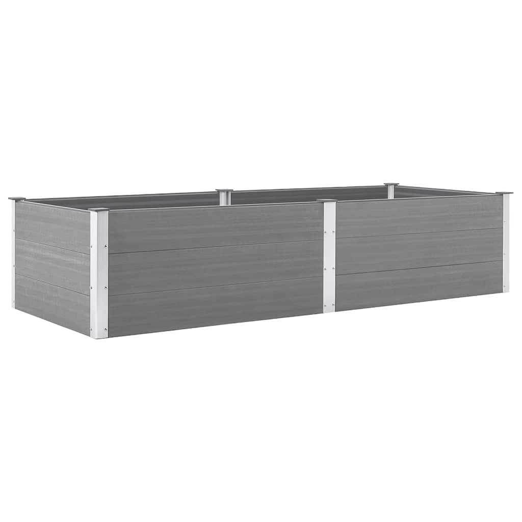Maison Exclusive - Garten-hochbeet 250 X 100 X 54 Cm Wpc Grau