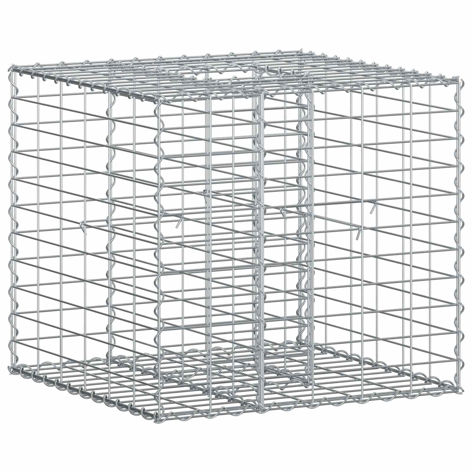 Maison Exclusive - Gabionen-hochbeet 60 X 60 X 55 Cm Verzinkter S