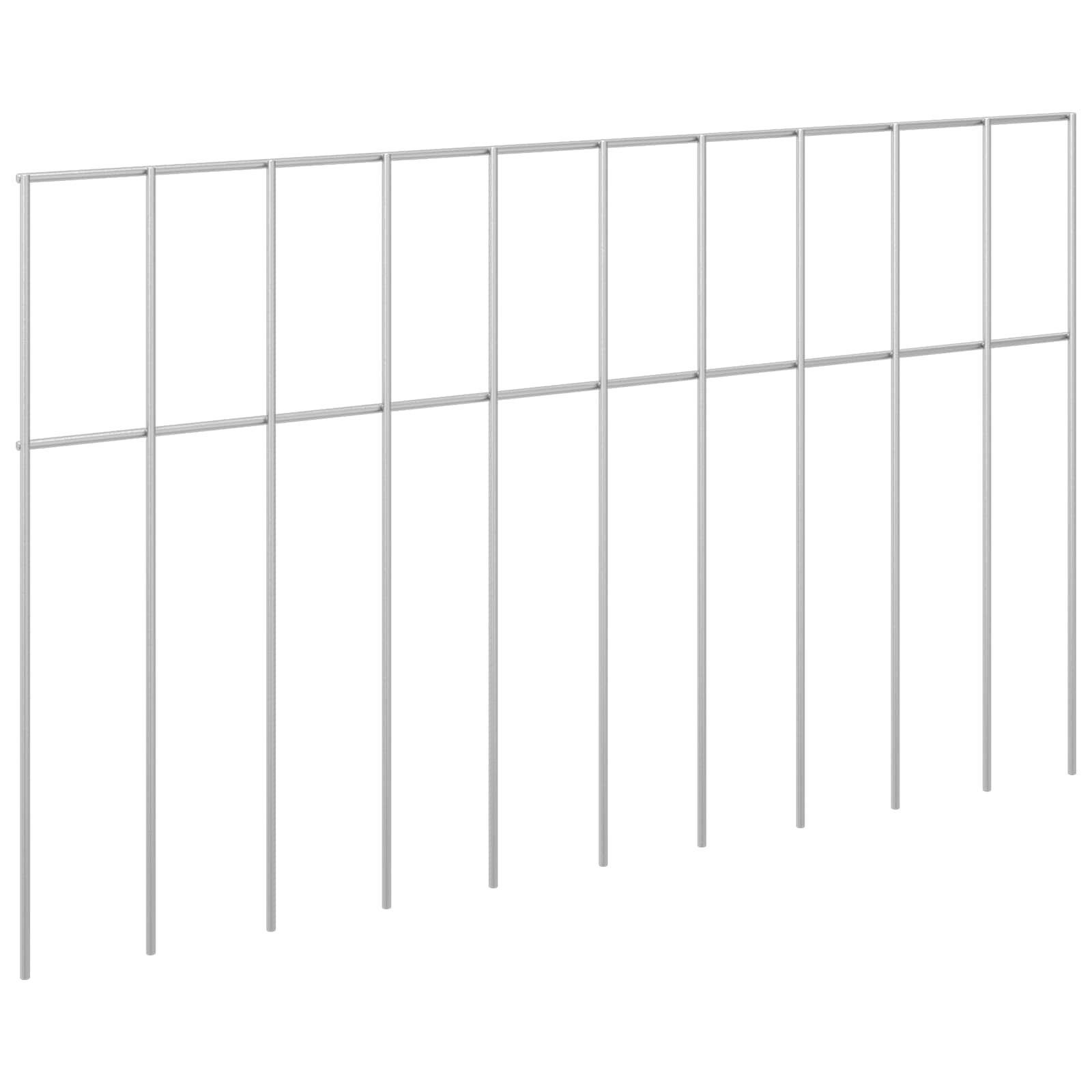 Maison Exclusive - Gartenzaun-paneel 24 Stk. 50 X 30 Cm Verzinkte