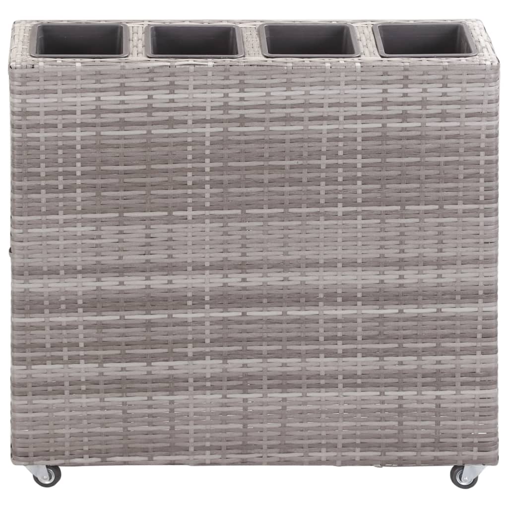Maison Exclusive - Garten-hochbeet Mit 4 Töpfen 80x22x79 Cm Poly