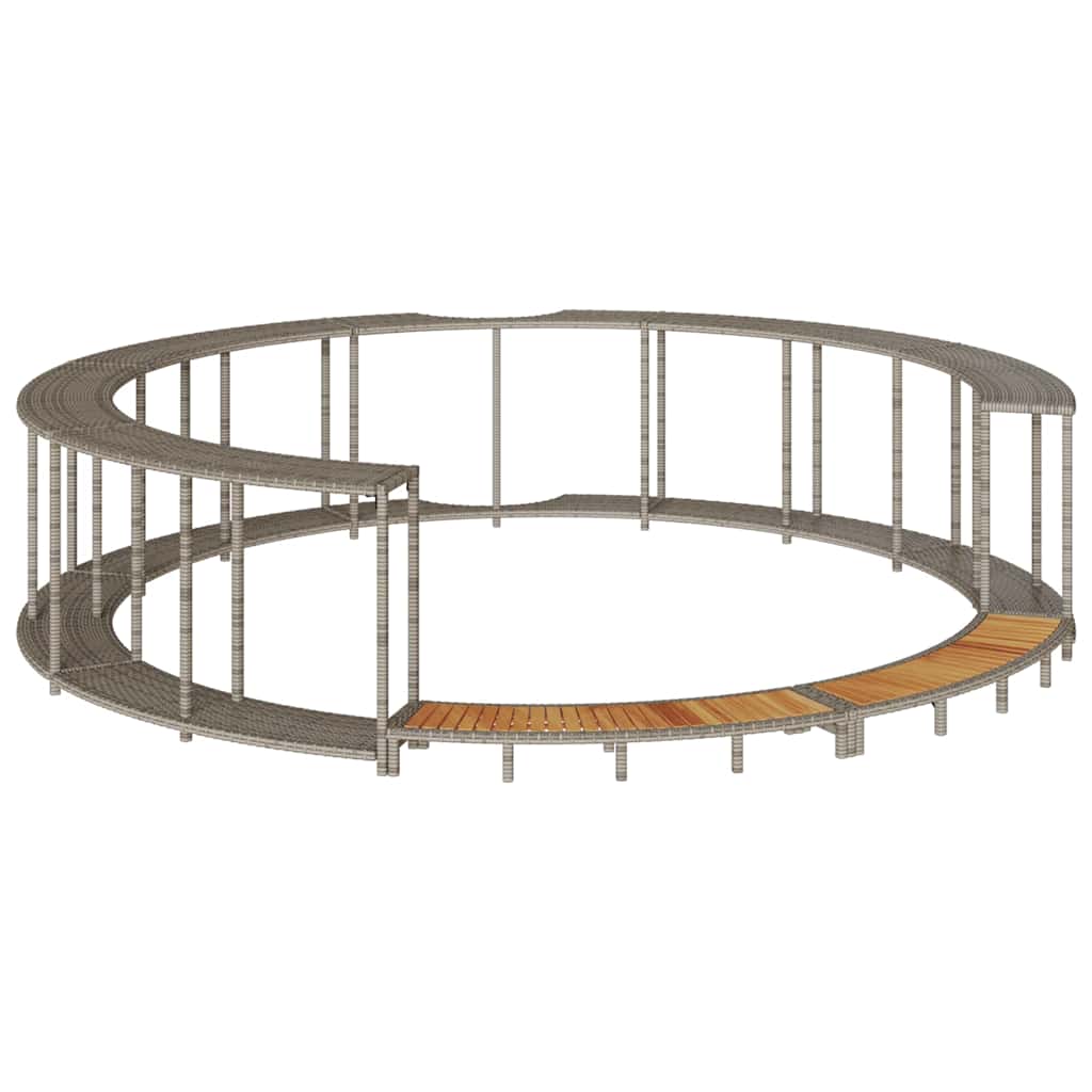 Maison Exclusive - Whirlpool-umrandung Mit Stauraum Holztreppe Gr