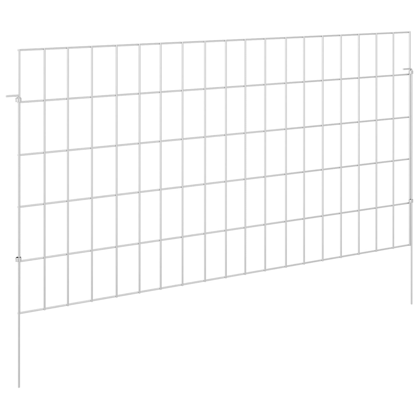 Maison Exclusive - Gartenzaun Mit Pfählen 12 Stk. 95 X 50 Cm Verz