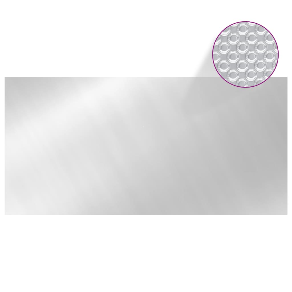 Maison Exclusive - Poolabdeckung Silbern 450x220 Cm Pe