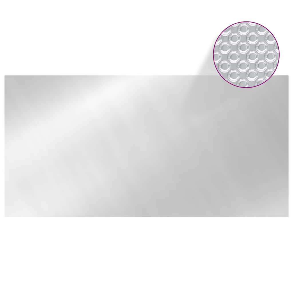 Maison Exclusive - Poolabdeckung Silbern 549x274 Cm Pe