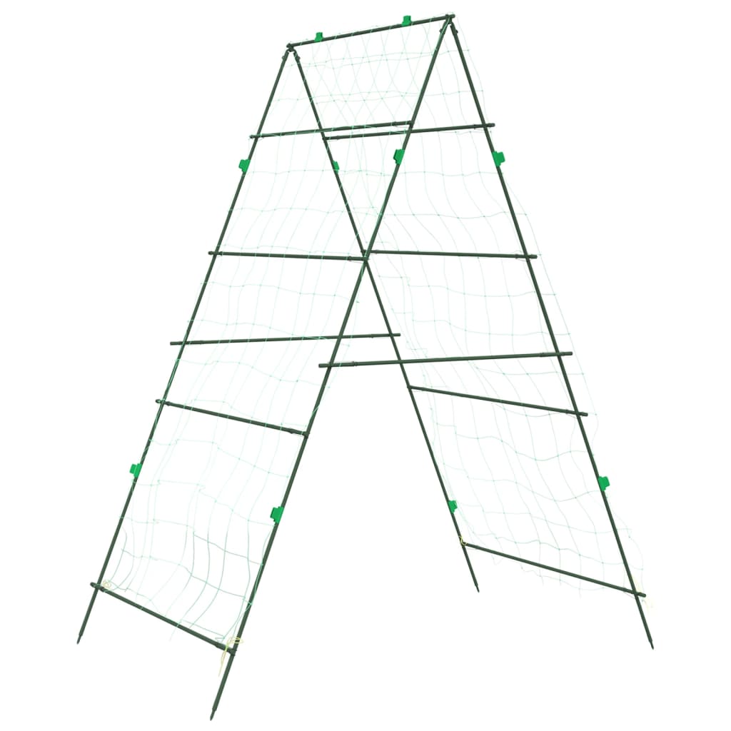 Maison Exclusive - Pflanzennetz A-rahmen 99x90x175,5 Cm Stahl