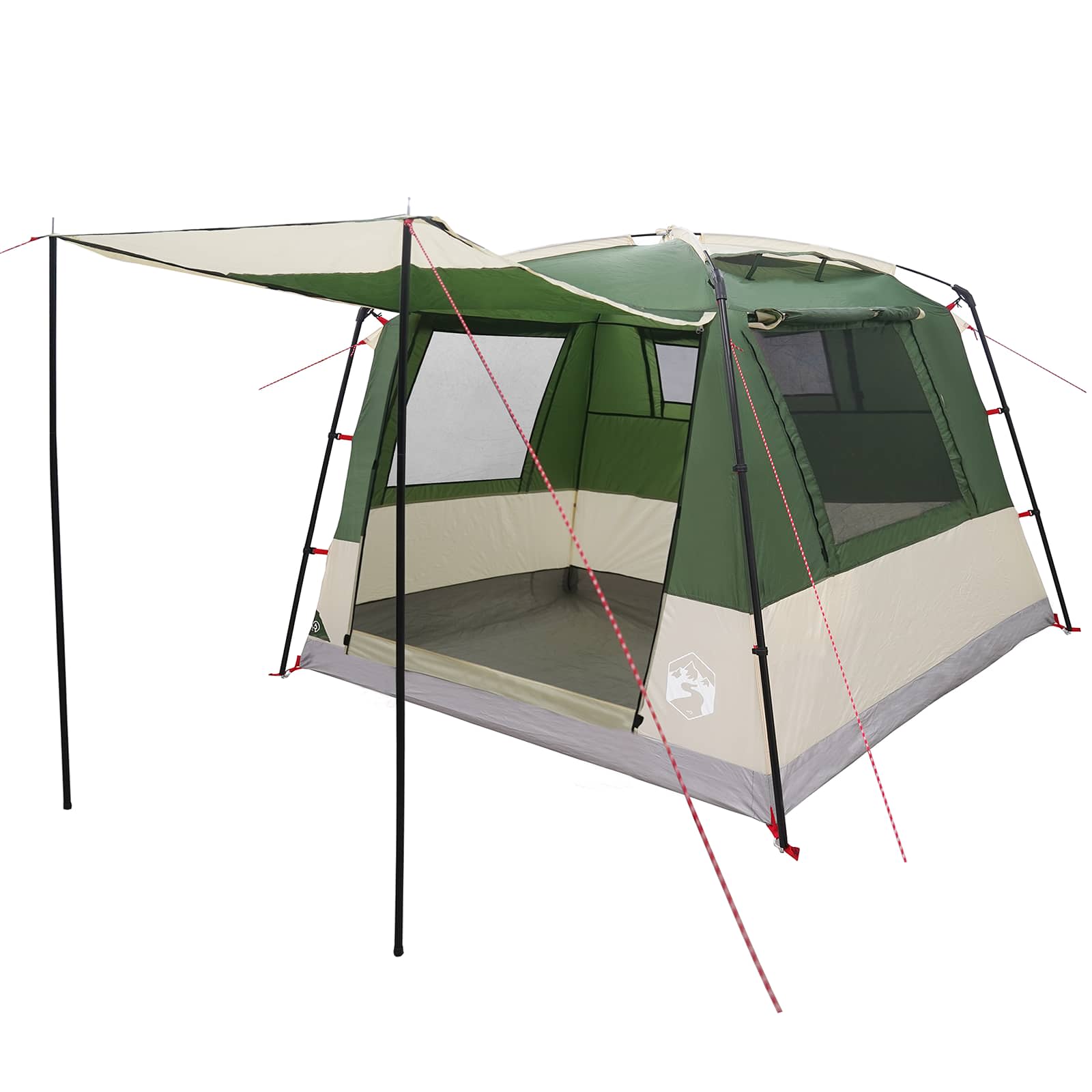 Maison Exclusive - Partyzelt 10 Personen Grün 185t Polyester Mit