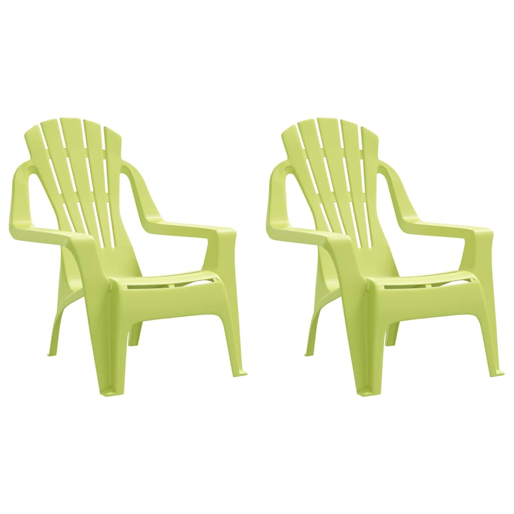 Maison Exclusive - Kinder-gartenstühle 2 Stk. Grün 37x34x44 Cm Pp