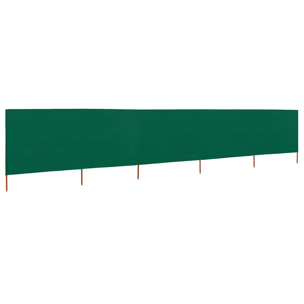 Maison Exclusive - 5-teiliges Windschutzgewebe 600 X 120 Cm Grün