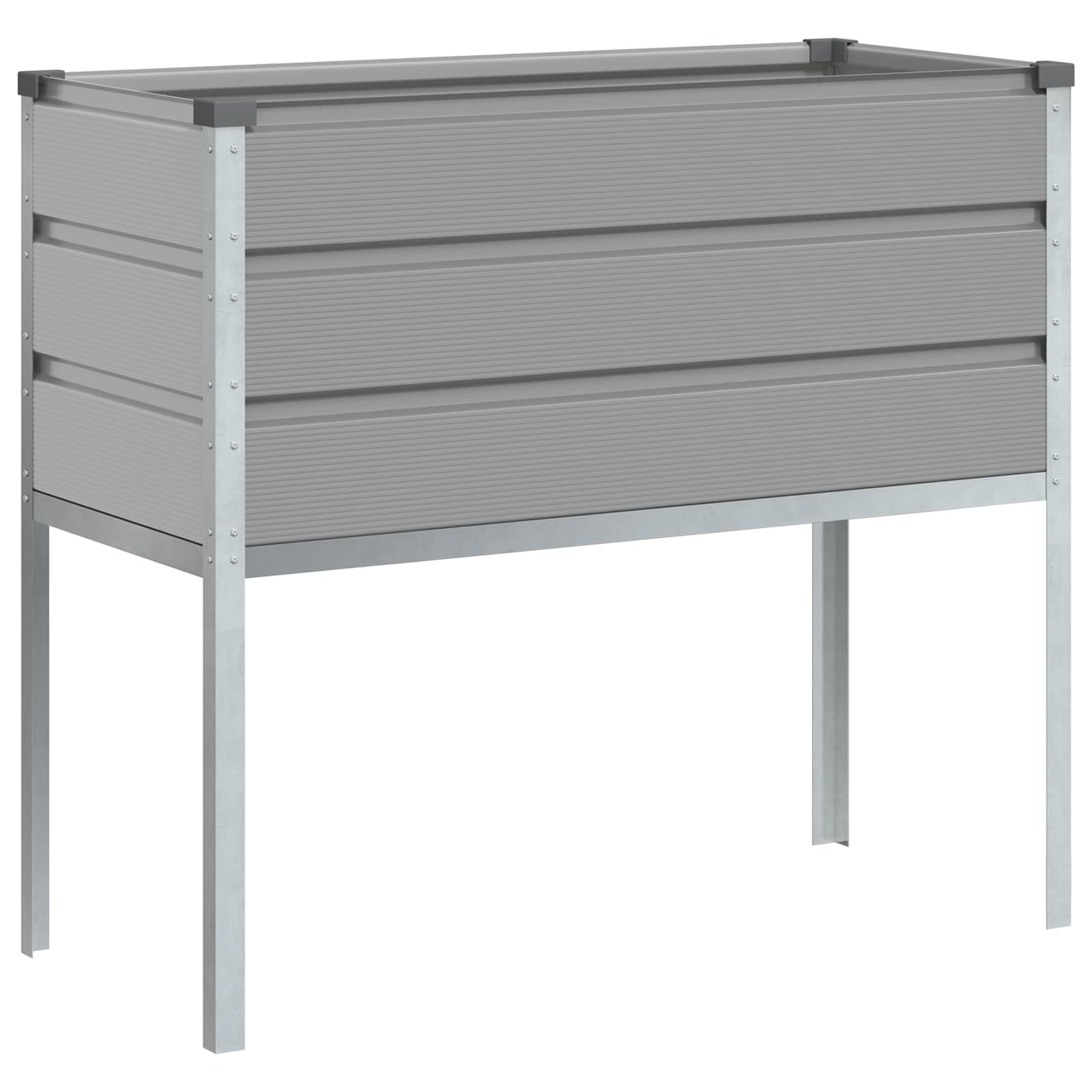 Maison Exclusive - Pflanzkübel Hellgrau 100 X 45 X 90 Cm Verzinkt