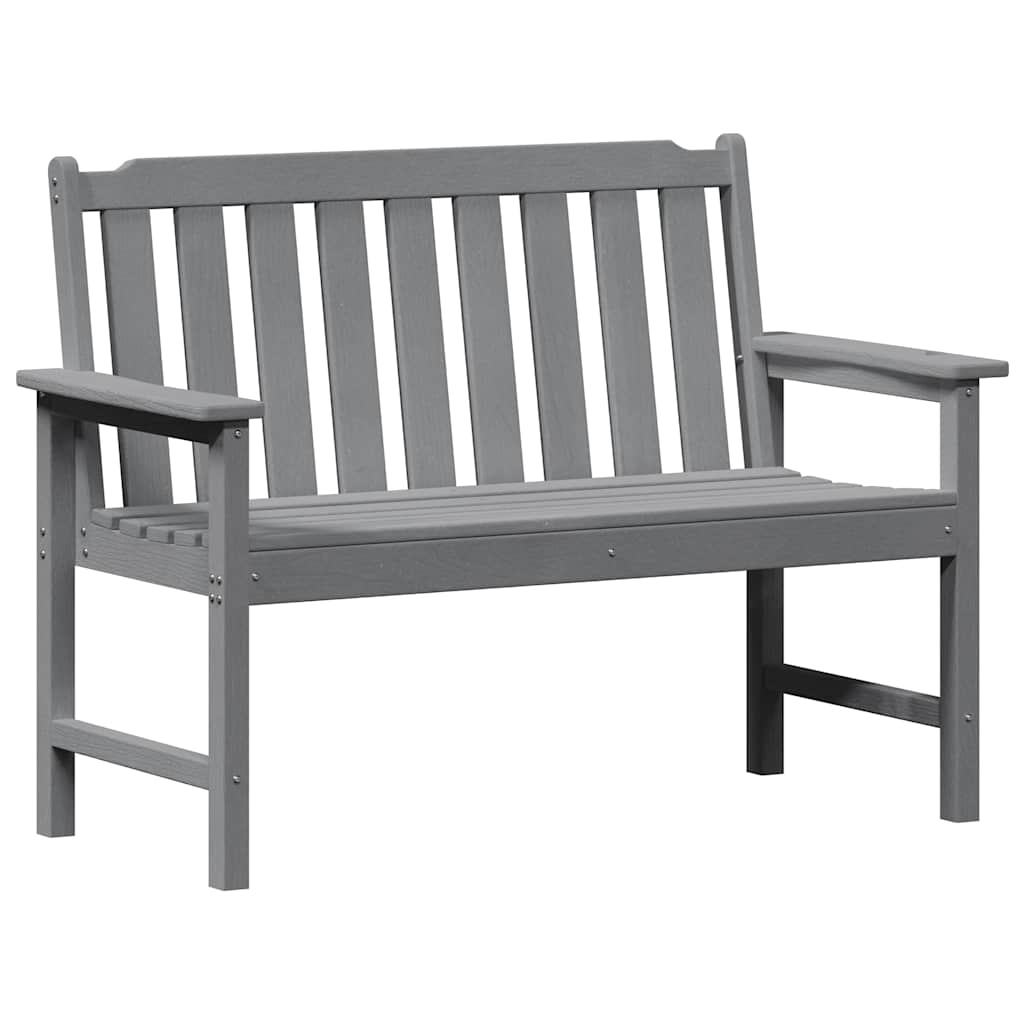 Maison Exclusive - Gartenbank Hellgrau 120 X 59 X 88 Cm Hdpe