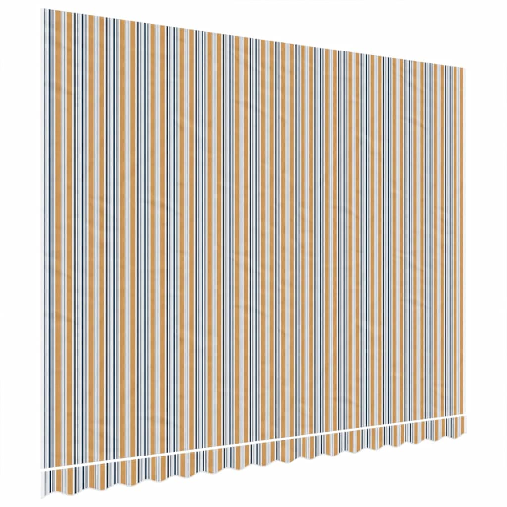 Maison Exclusive - Ersatzstoff Für Markise Orange Und Blau 380x29