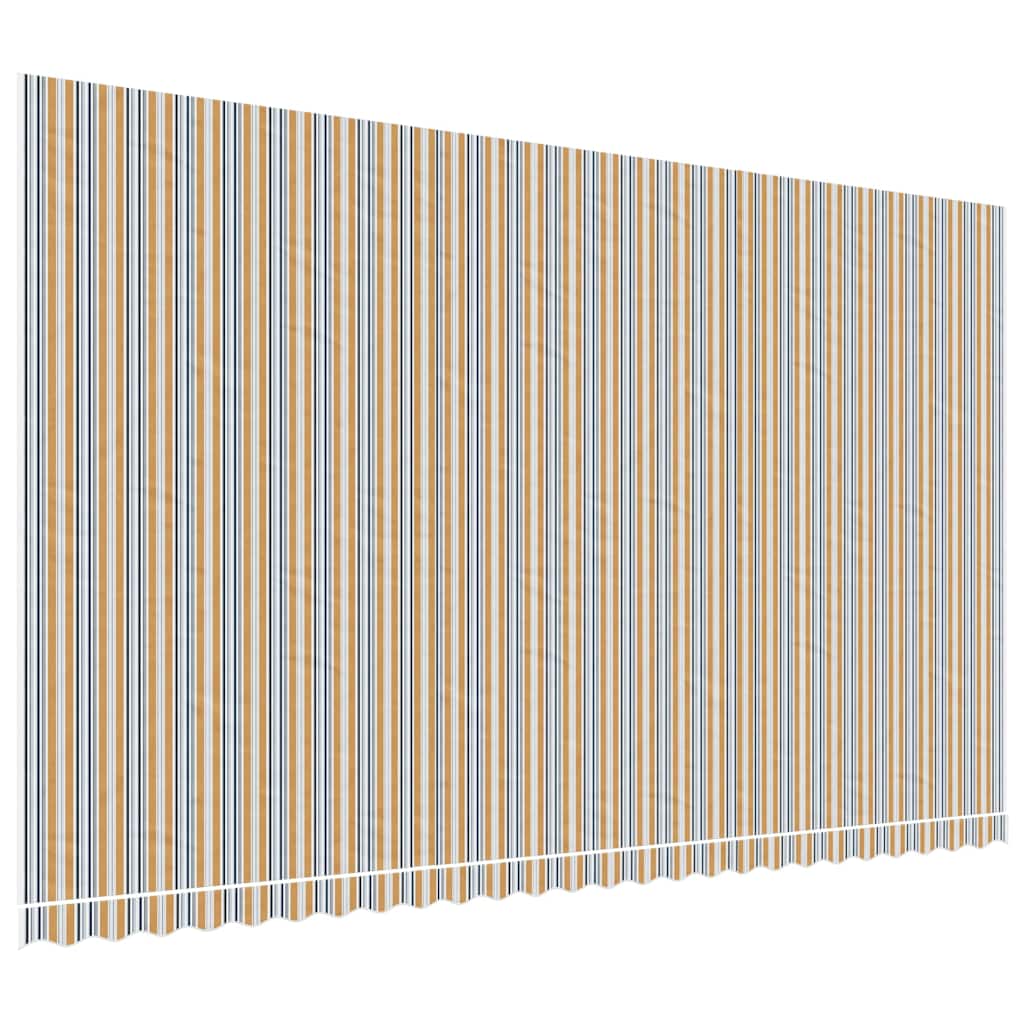 Maison Exclusive - Ersatzstoff Für Markise Orange Und Blau 580x34