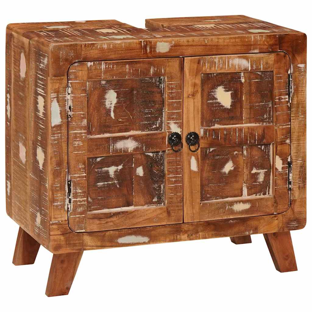 Maison Exclusive - Badezimmerschrank Massives Reclaimed Holz Und