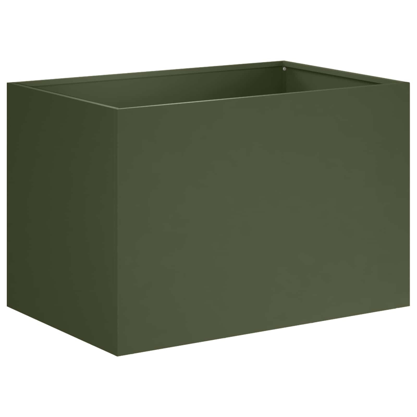 Maison Exclusive - Garten-pflanzgefäß Olivgrün 60 X 40 X 40 Cm Ka