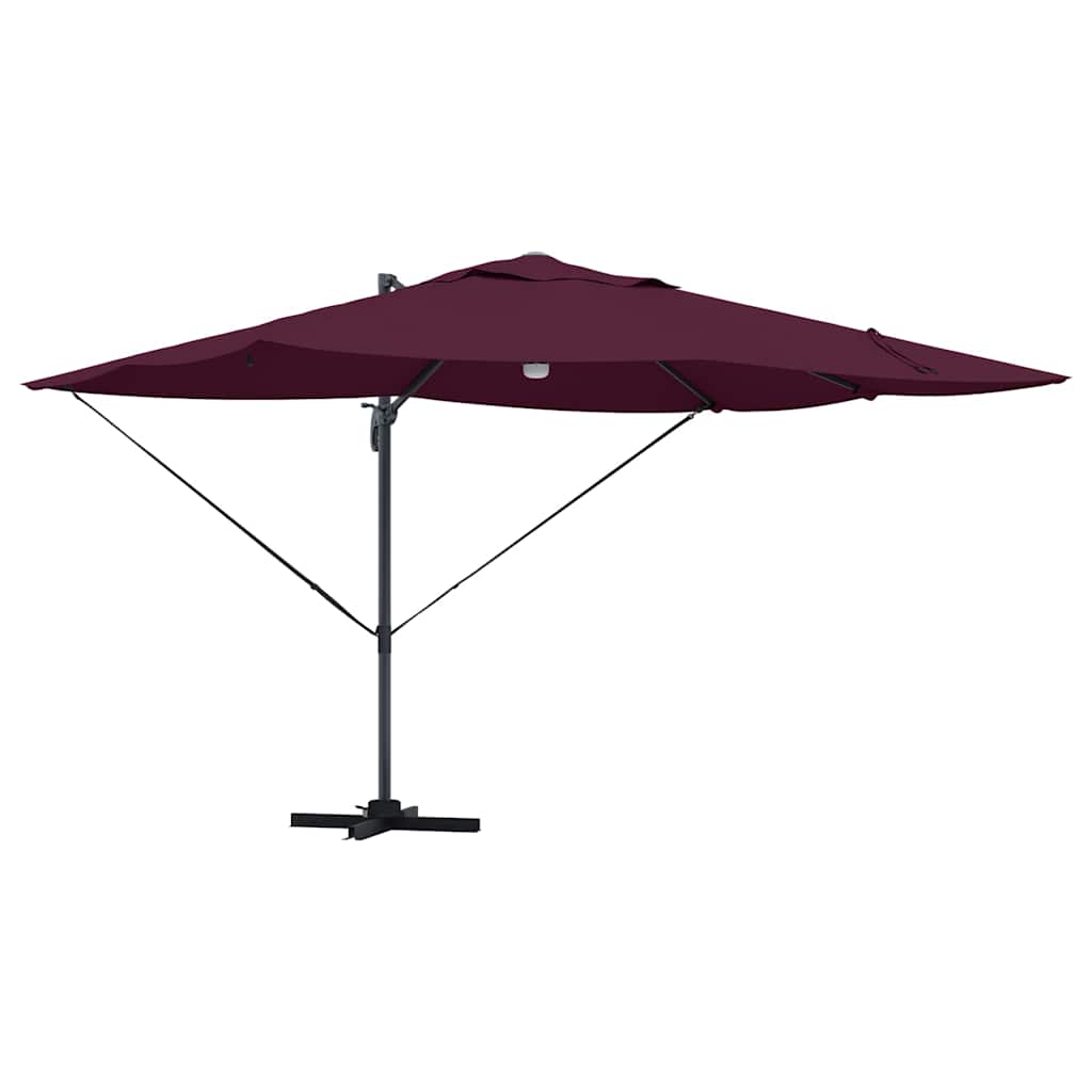 Maison Exclusive - Sonnenschirm Bordeauxrot 351 X 250 X 253 Cm