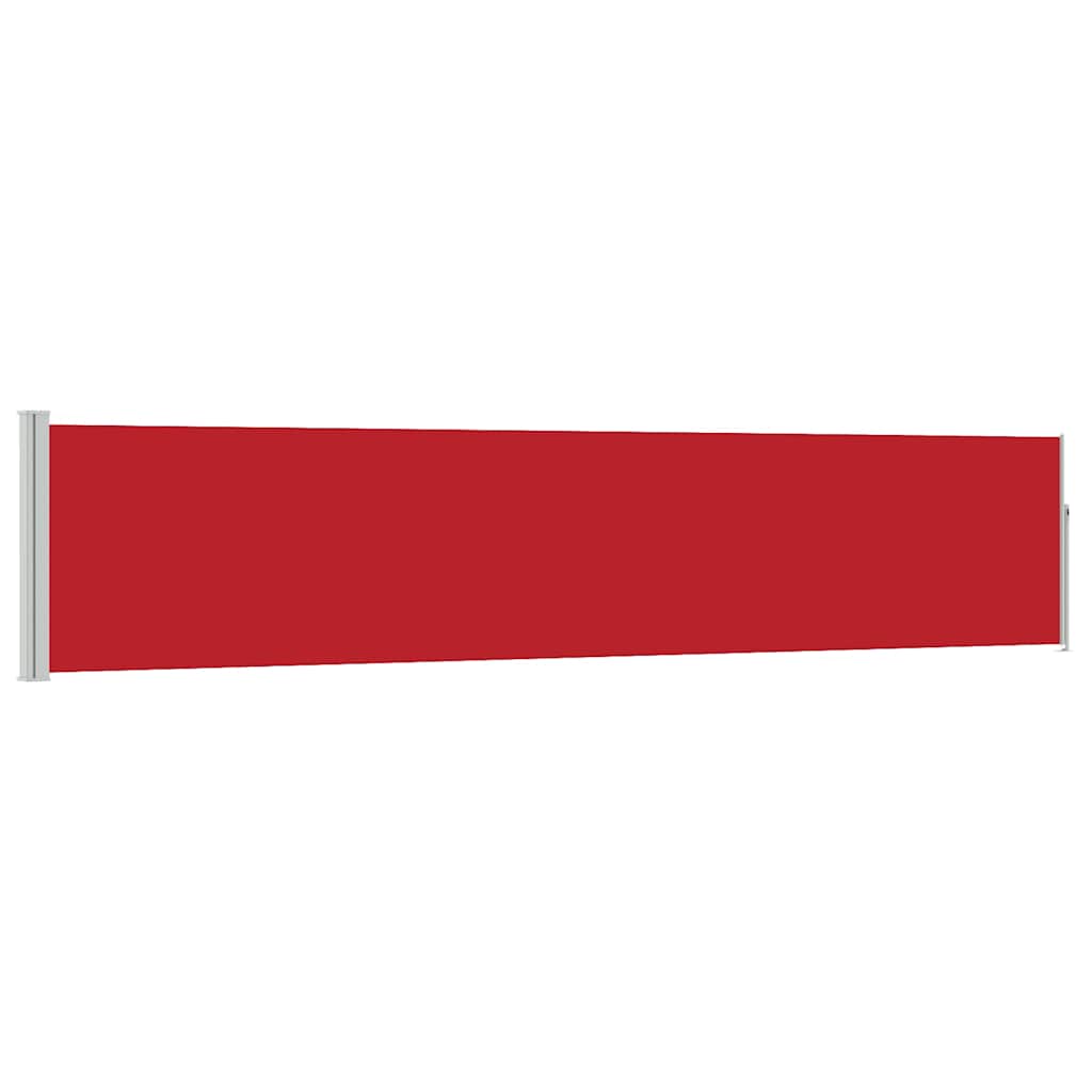 Maison Exclusive - Ausziehbare Seitenmarkise 100×514 Cm Rot