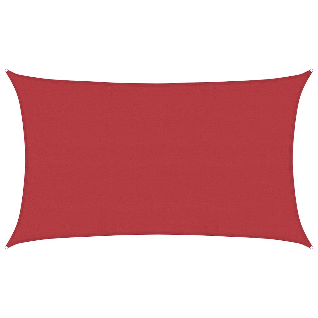 Maison Exclusive - Sonnensegel 160 G/m² Rot 5x8 M Hdpe