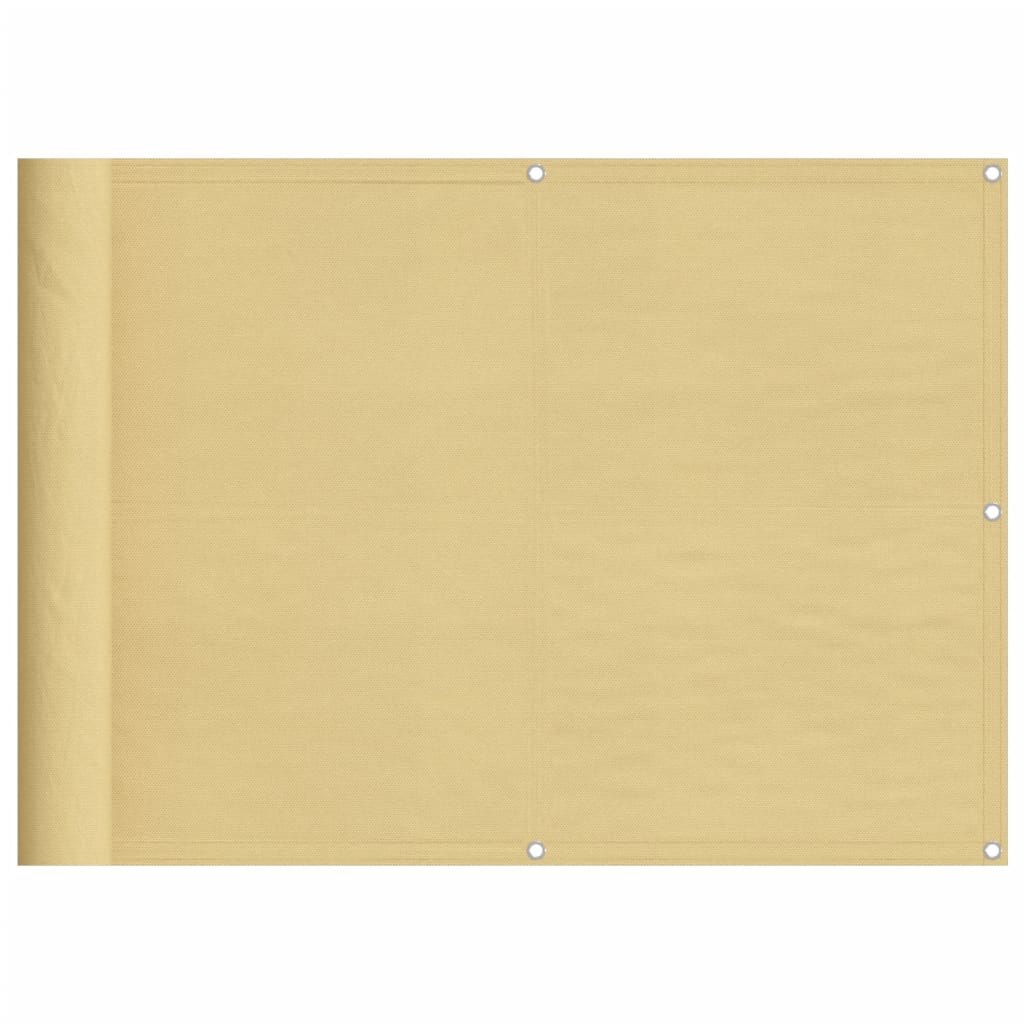 Maison Exclusive - Balkonsichtschutz Sandfarben 75x300 Cm 100 % P