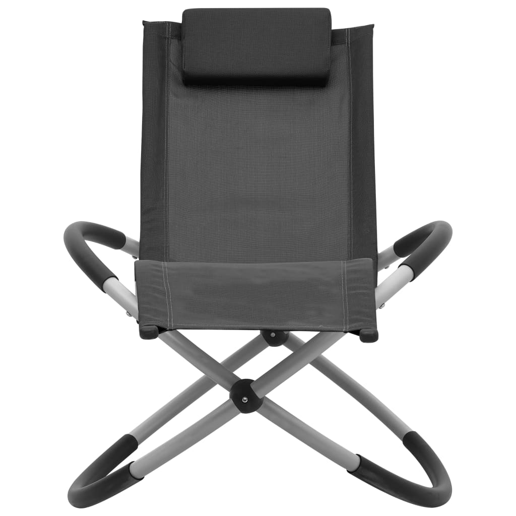 Maison Exclusive - Kinder-sonnenliege Stahl Schwarz