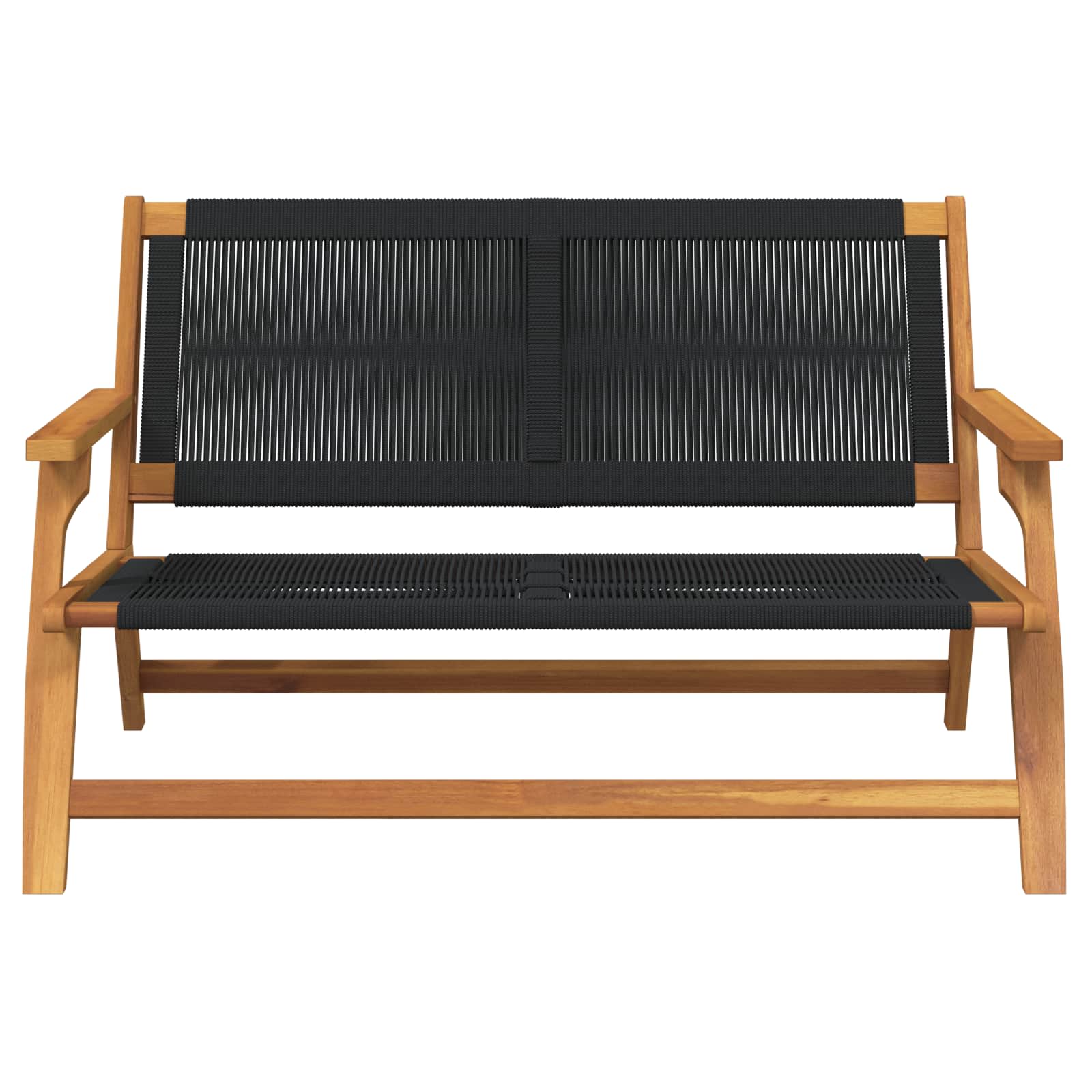 Maison Exclusive - Garten Relax Bank Schwarz Massivholz Akazie