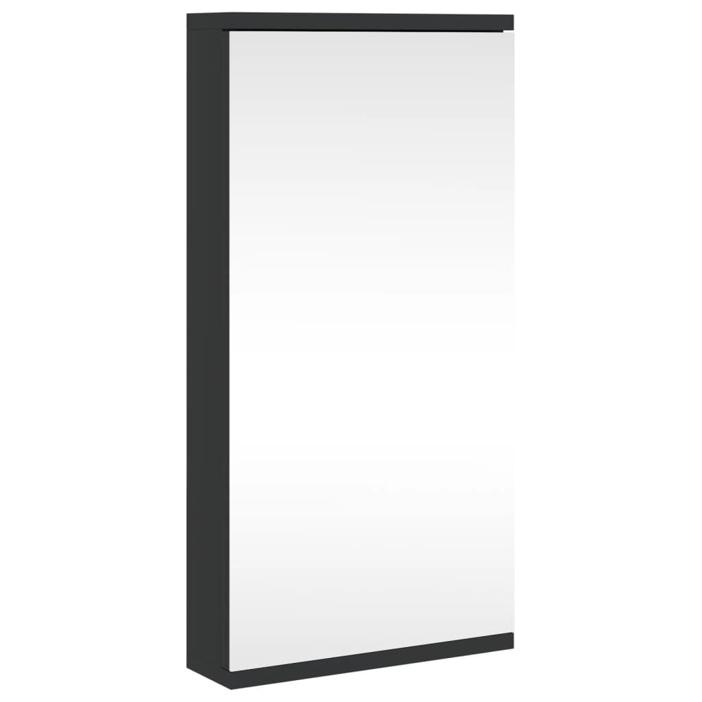 Maison Exclusive - Eck-spiegelschrank Schwarz 30x24x60 Cm