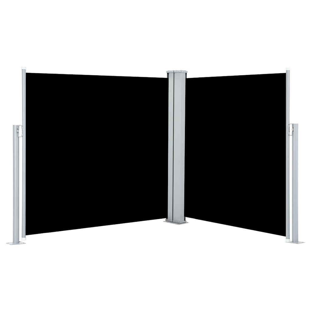 Maison Exclusive - Ausziehbare Seitenmarkise Schwarz 100 X 600 Cm