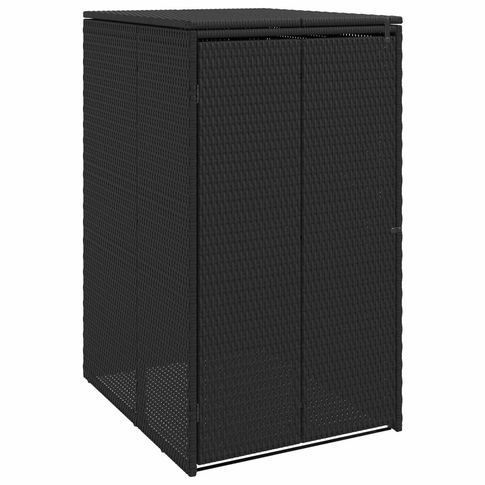 Maison Exclusive - Mülltonnenbox Schwarz 65 X 80 X 115 Cm Polyeth