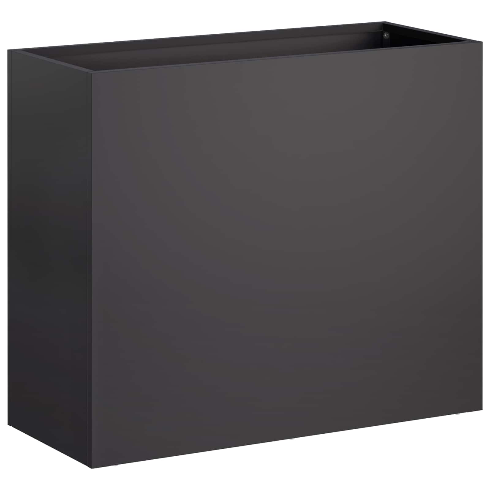 Maison Exclusive - Garten-pflanzgefäß Schwarz 50 X 20 X 40 Cm Kal