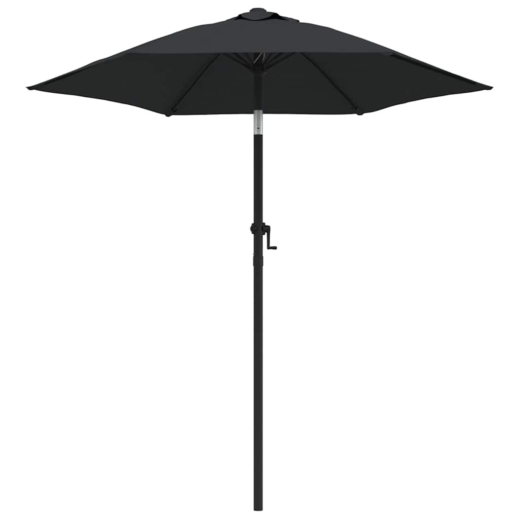 Maison Exclusive - Sonnenschirm Schwarz 200 X 224 Cm Aluminium